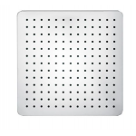 Aqua Chrome Square Super-slim Shower Head 300